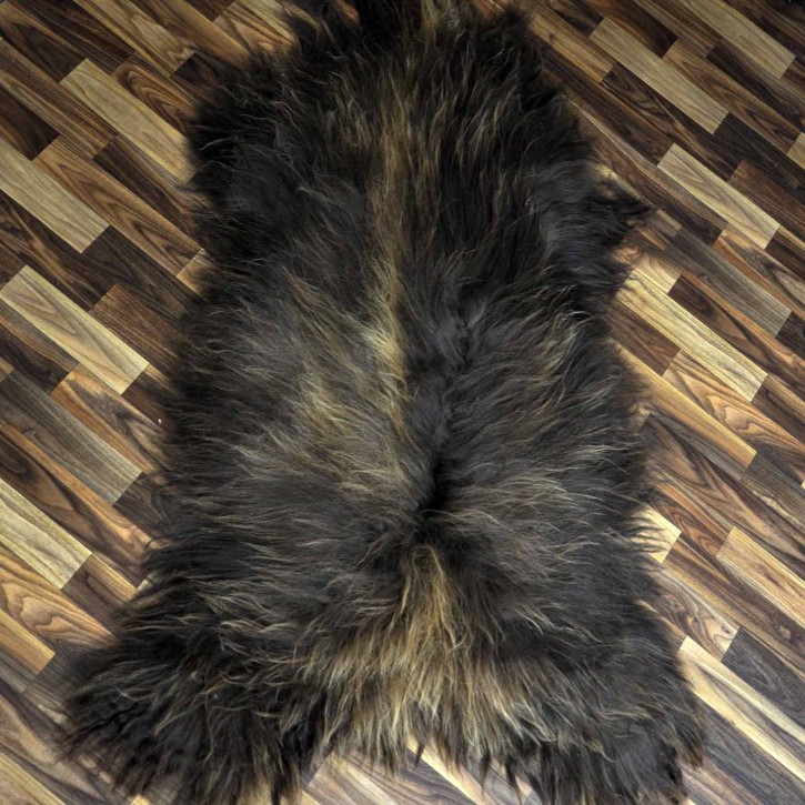 XXXL Island Schaffell braun 135x80 Teppich Krampus #2119