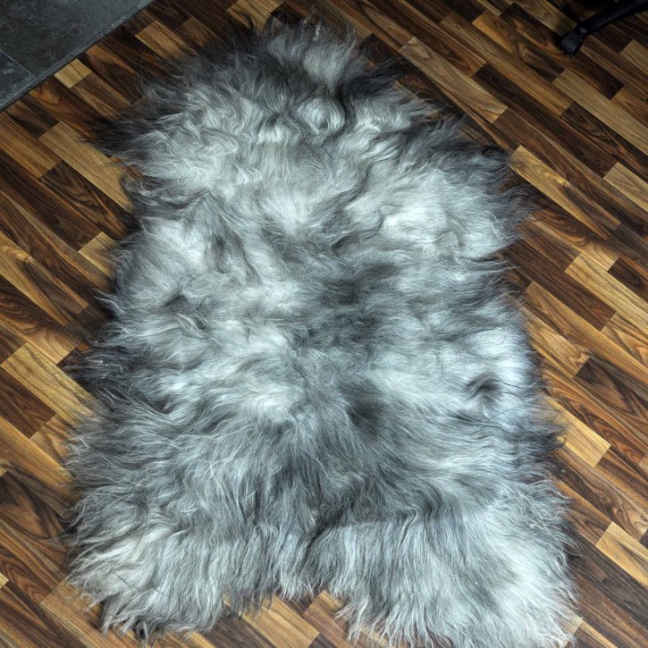 XXXL Island Schaffell grau 135x90 Krampus #2433