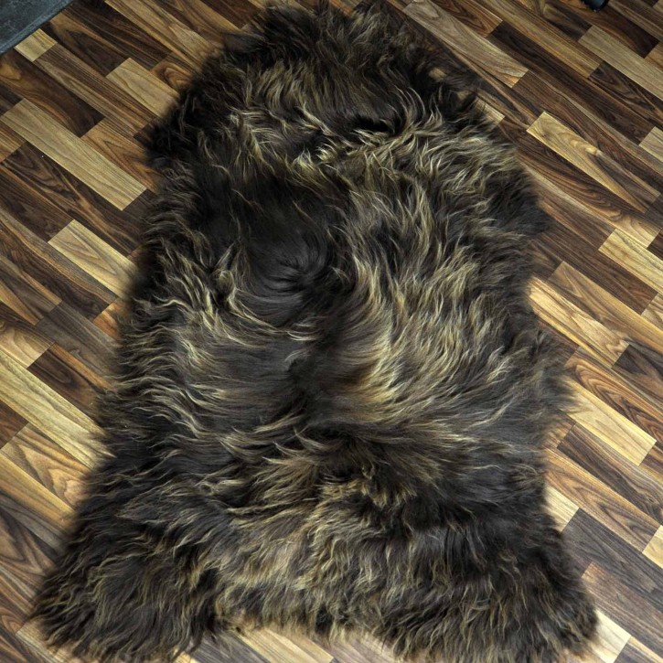 XXXL Island Schaffell braun 130x80 Teppich Krampus #2440