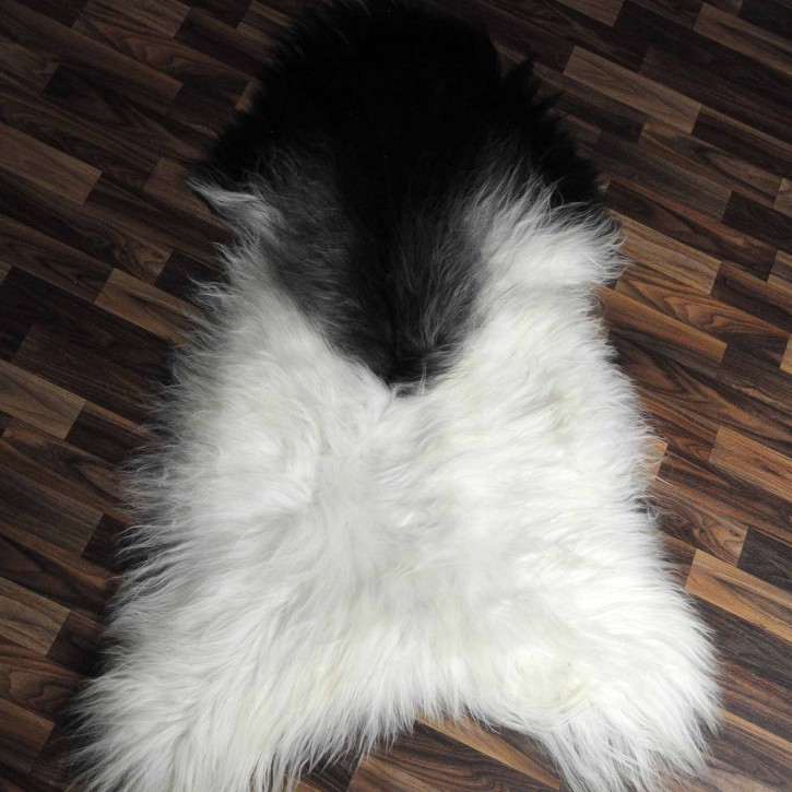 XXL ÖKO Island Schaffell schwarzbraun 120x70 #5463