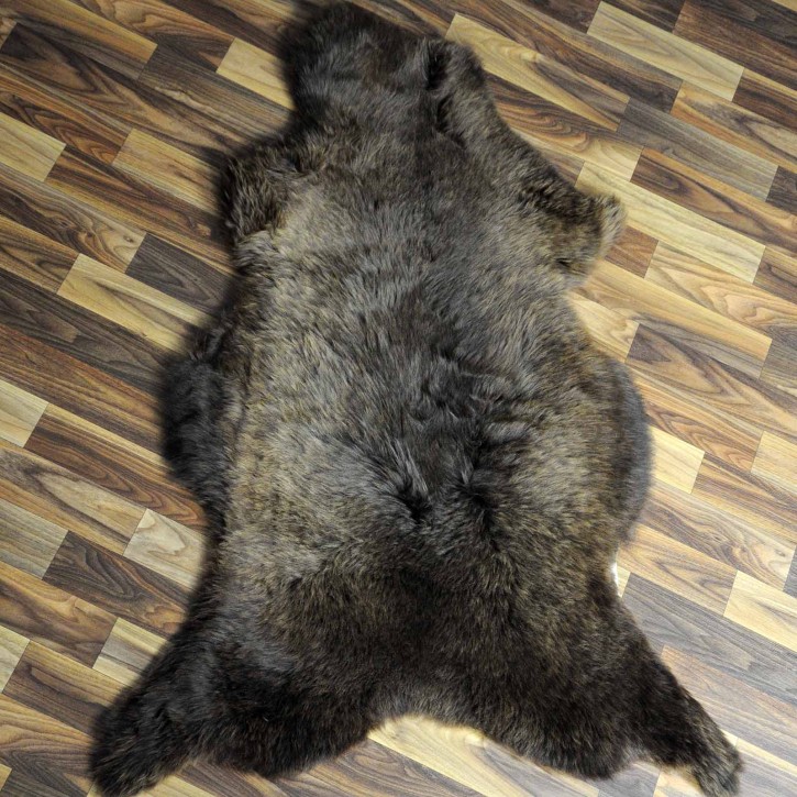XL ÖKO Schaffell Lammfell braun 115x75 Geschenk #5602