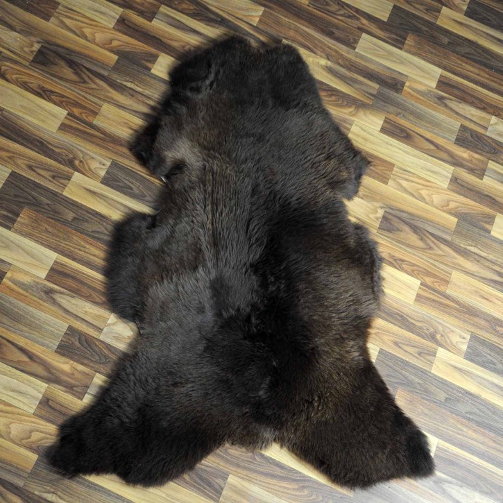 XL ÖKO Schaffell Lammfell braun 115x80 Geschenk #5714