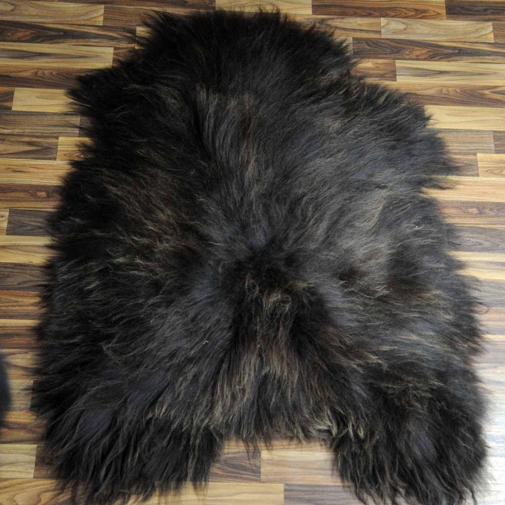 XXL ÖKO Island Schaffell Lammfell rost braun 125x85 #6030