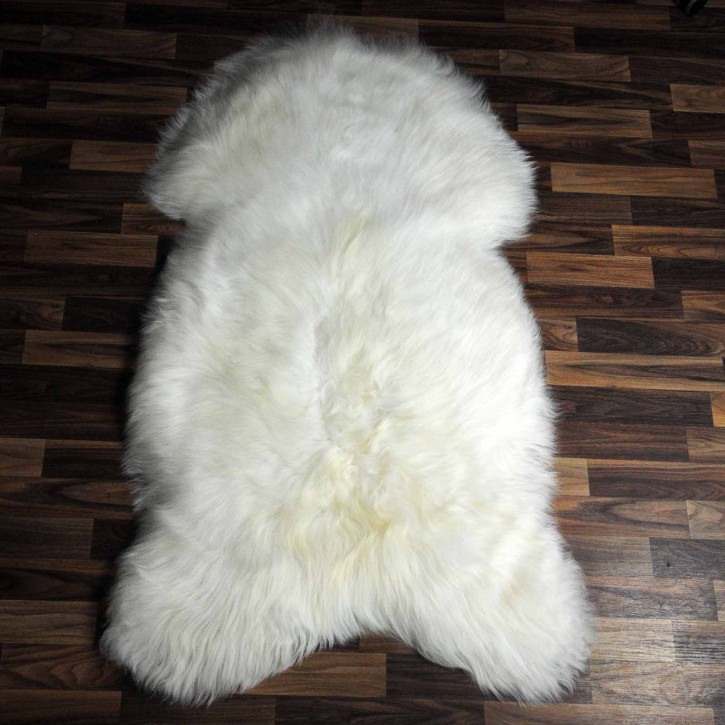XXXL ÖKO Island Schaffell creme weiß 130x80 Fell riesig Fell #6241