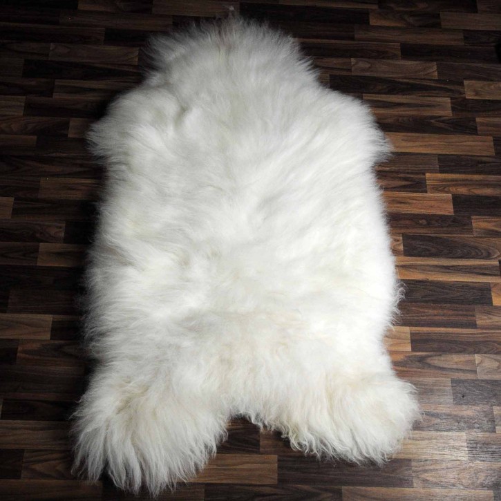 XXXL ÖKO Island Schaffell creme weiß 135x85 Fell Dekofell #6406