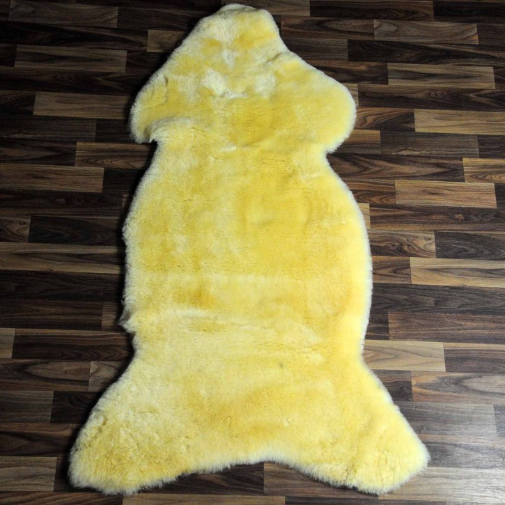 XXL ÖKO Schaffell medizinisch gegerbt 125x75 Bett Auflage #6453