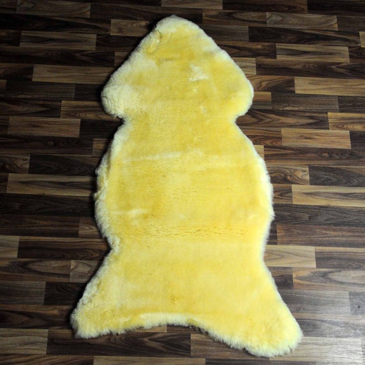 XL ÖKO Schaffell medizinisch gegerbt 115x70 Bett Auflage #6463