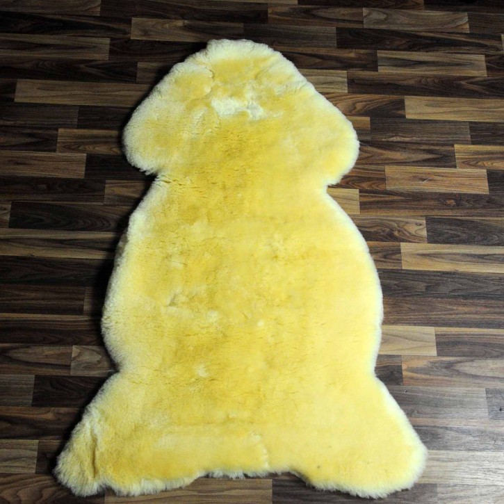 XL ÖKO Schaffell medizinisch gegerbt 115x75 Bett Auflage #6494
