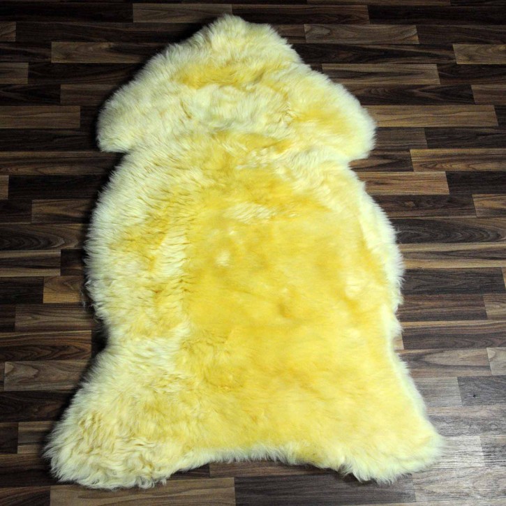 XXL ÖKO Schaffell medizinisch gegerbt 125x75 Unterlage Bett #6702