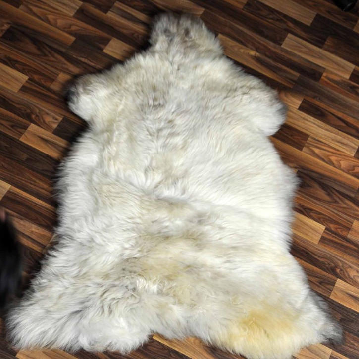 XXL ÖKO Island Schaffell schwarzbraun weiß 125x75 #7128
