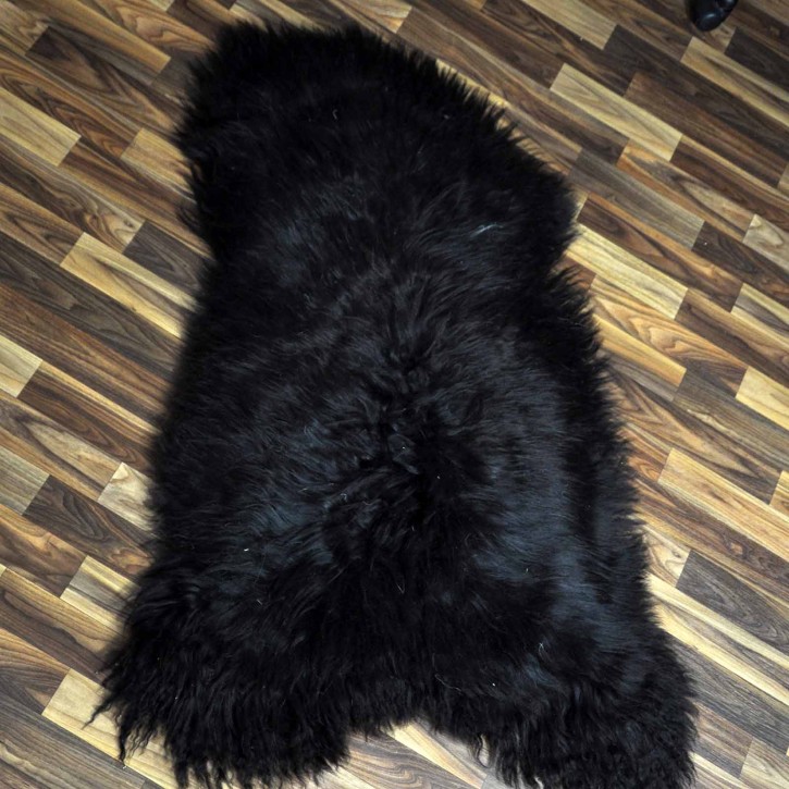 XXL ÖKO Island Schaffell braun 120x80 Dekofell Pelz #7228