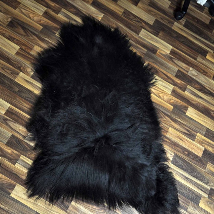 XXL ÖKO Island Schaffell braun 120x80 Dekofell Pelz #7236