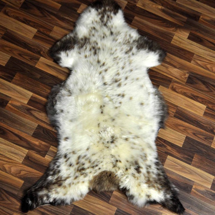 XXL ÖKO Schaffell Lammfell beige braun 120x70 Teppich Geschenk #7768