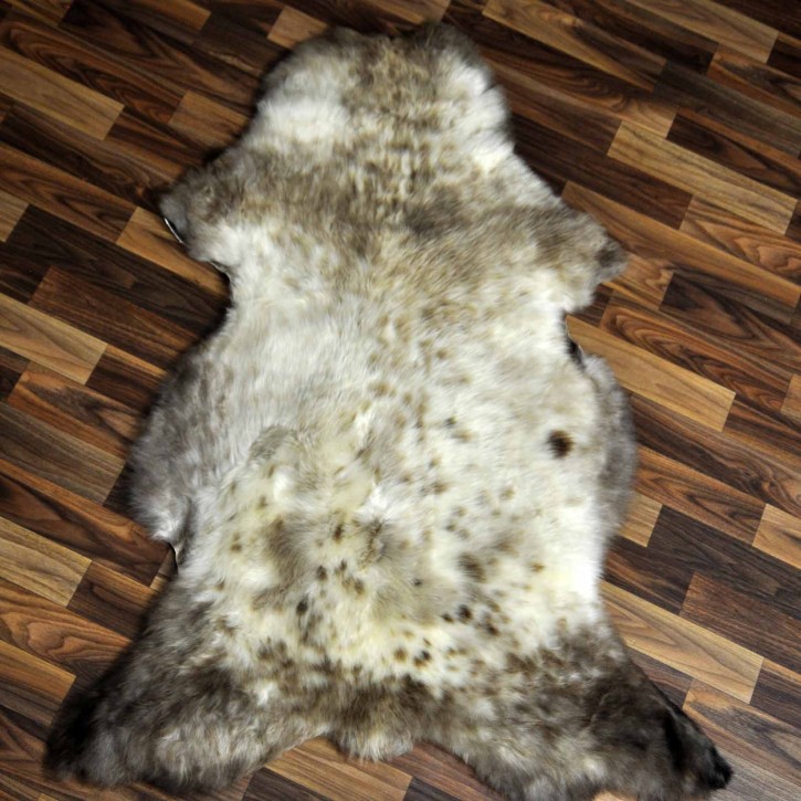 XL ÖKO Schaffell Lammfell beige braun 115x80 Teppich Geschenk #7771