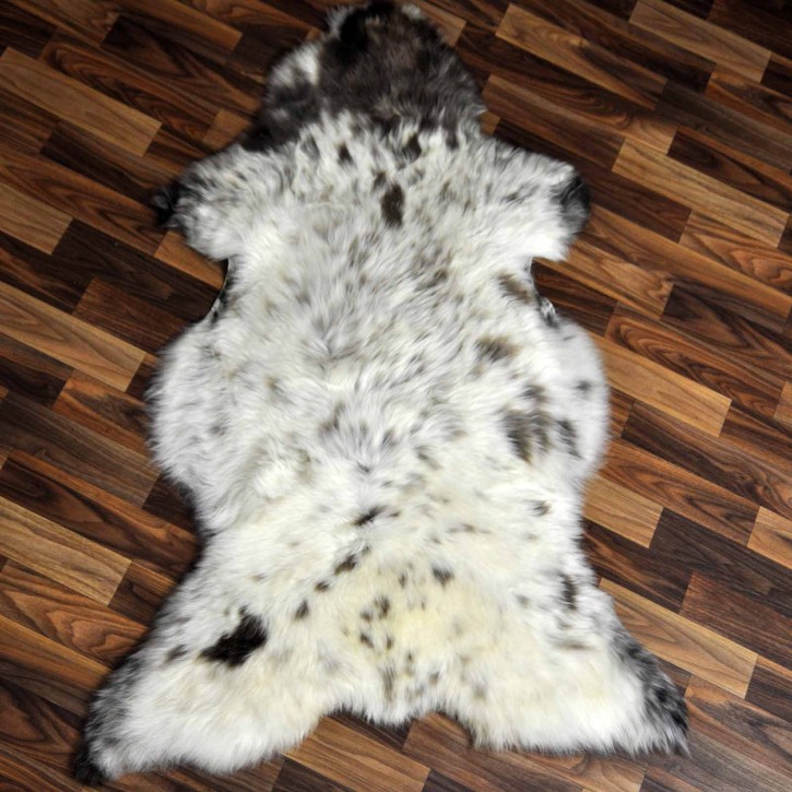 XXL ÖKO Schaffell Lammfell beige braun 120x75 Teppich Geschenk #7772