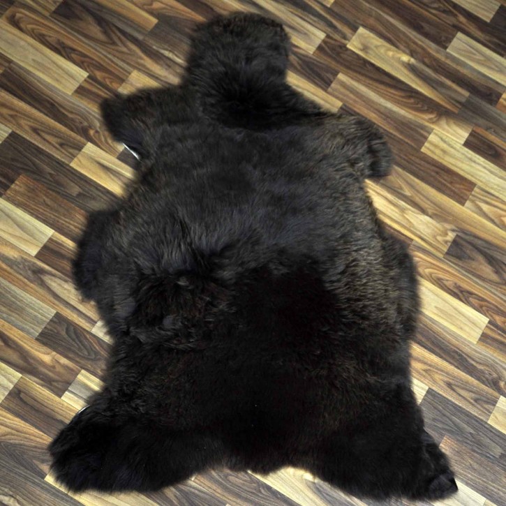 XL ÖKO Schaffell Lammfell braun 110x70 Hundebett Tierbett #7988