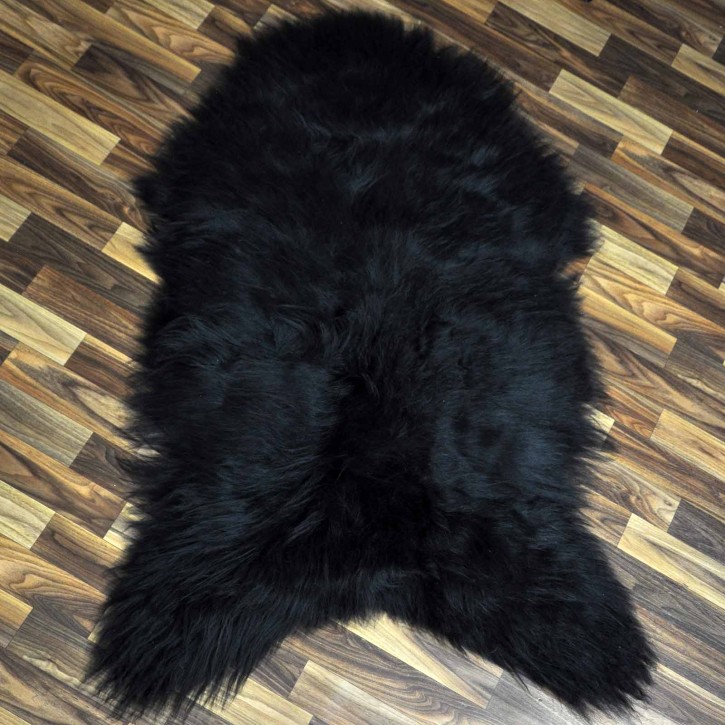 XXL ÖKO Island Schaffell schwarz 125x80 Geschenk #8058