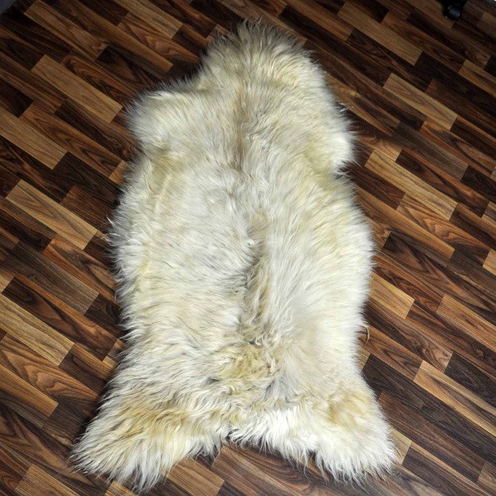 XXXL ÖKO Schaffell Lammfell beige braun 130x75 Teppich Geschenk #8091 XXXL ÖKO Schaffell Lammfell beige braun 130x75 Teppich Geschenk #8091