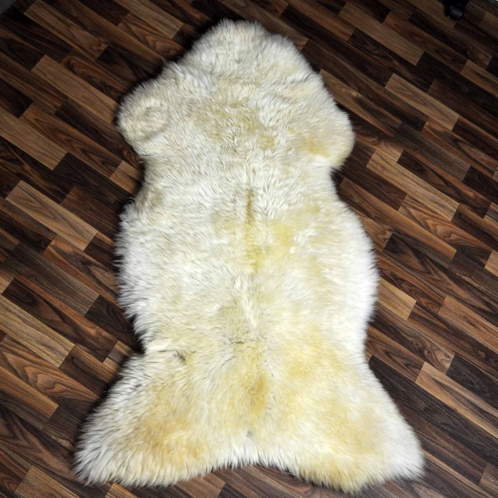 XXXL ÖKO Schaffell Lammfell beige braun 135x80 Teppich Geschenk #8092 XXXL ÖKO Schaffell Lammfell beige braun 135x80 Teppich Geschenk #8092