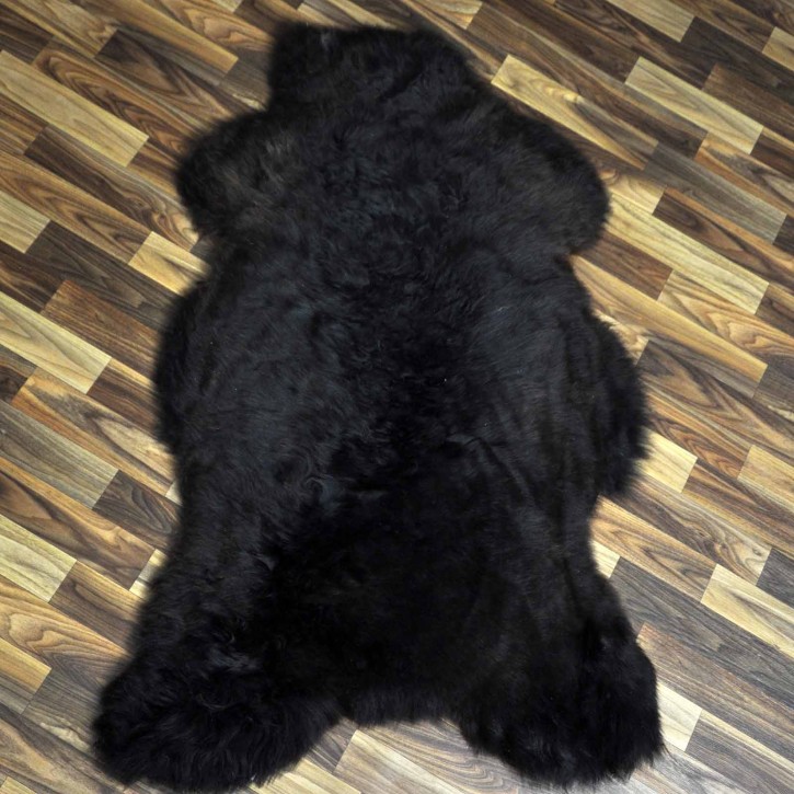XXL ÖKO Schaffell Lammfell braun 120x75 Couch Auflage #8122