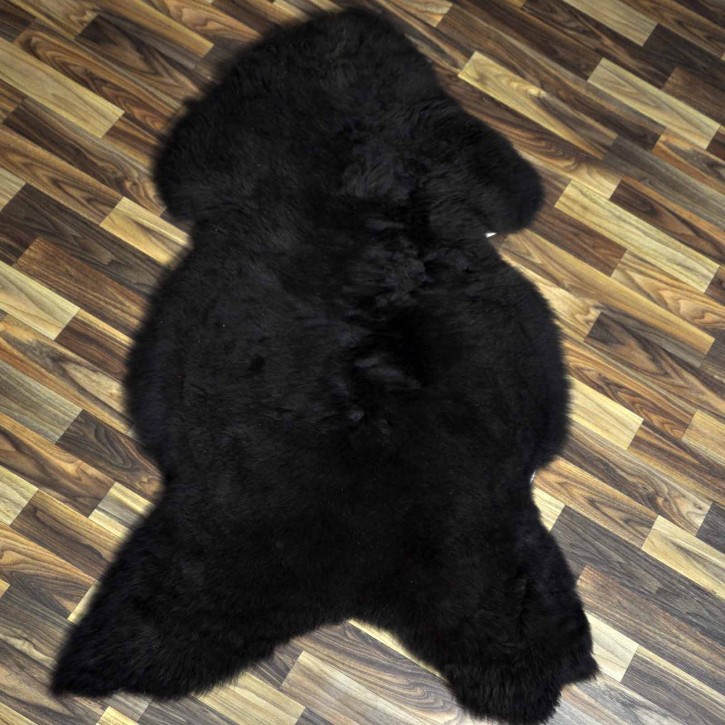 XXL ÖKO Schaffell Lammfell braun 120x75 Couch Auflage #8123