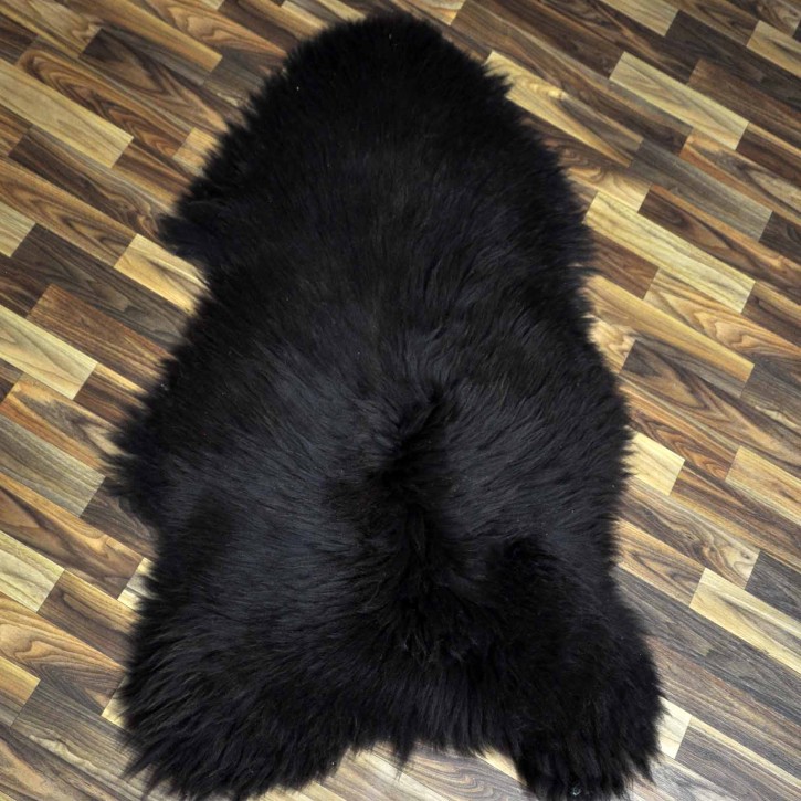 XXL ÖKO Schaffell Lammfell braun 120x70 Couch Auflage #8125