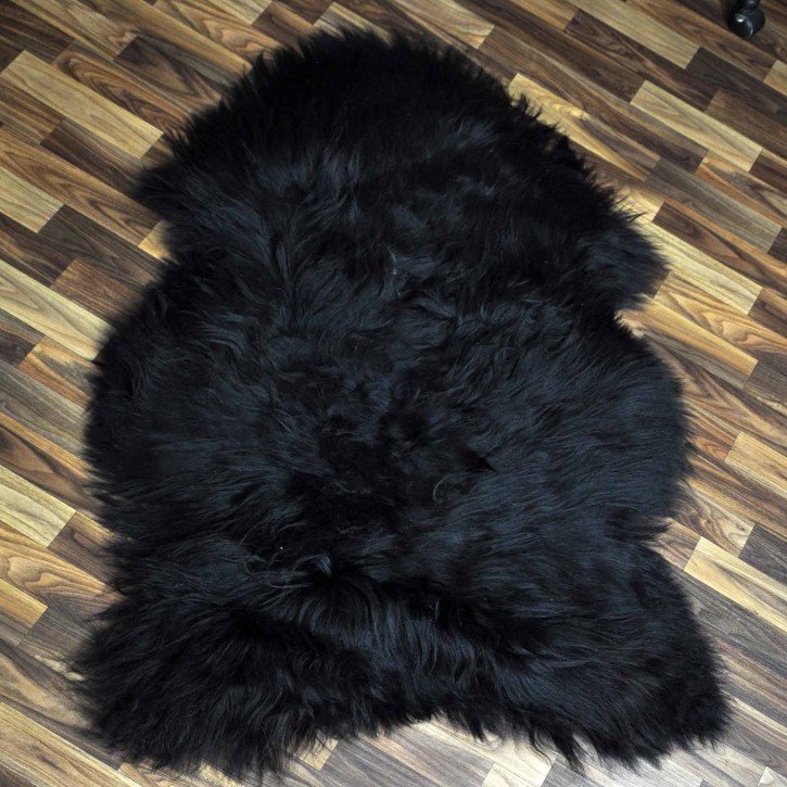 XXL ÖKO Island Schaffell schwarzbraun 125x80 Geschenk #8162