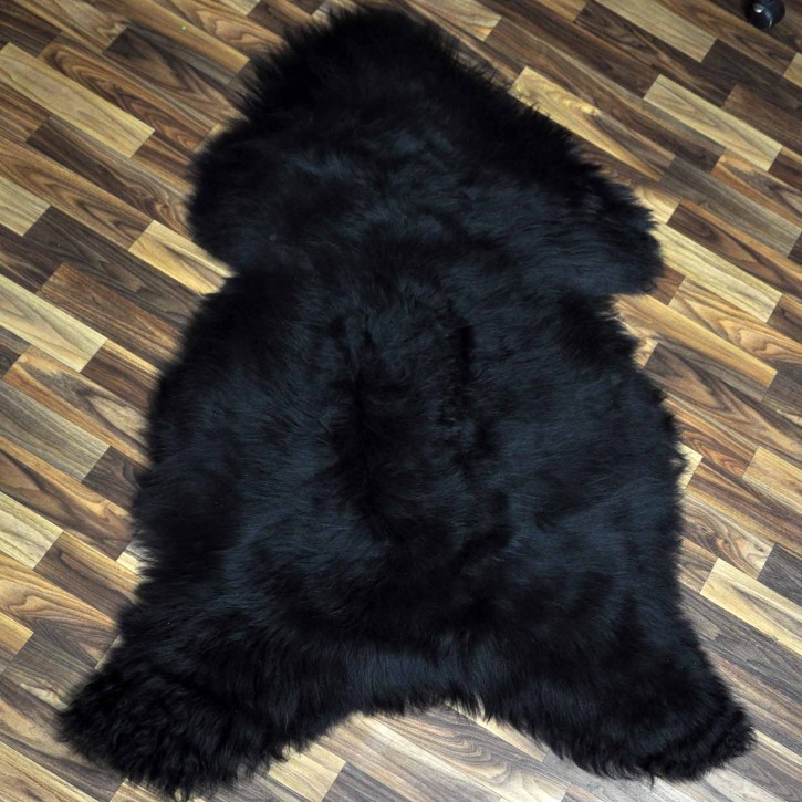 XXXL ÖKO Island Schaffell schwarzbraun 130x75 Geschenk #8165