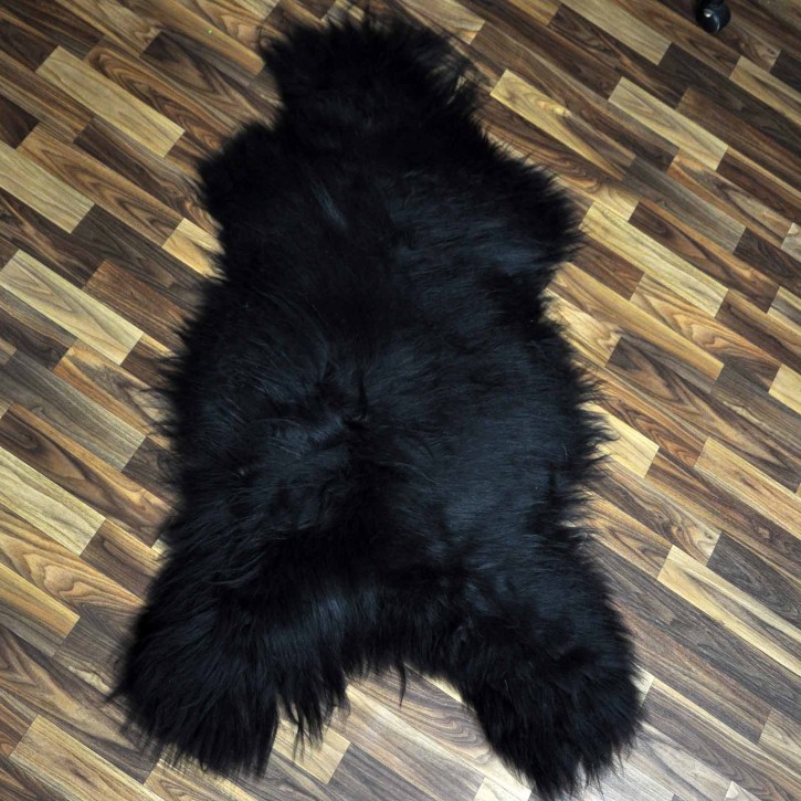 XXL ÖKO Island Schaffell schwarzbraun 125x80 Geschenk #8166