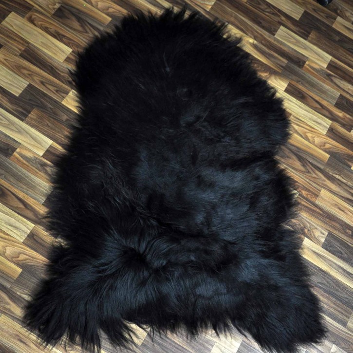 XXXL ÖKO Island Schaffell schwarzbraun 130x80 Geschenk #8168