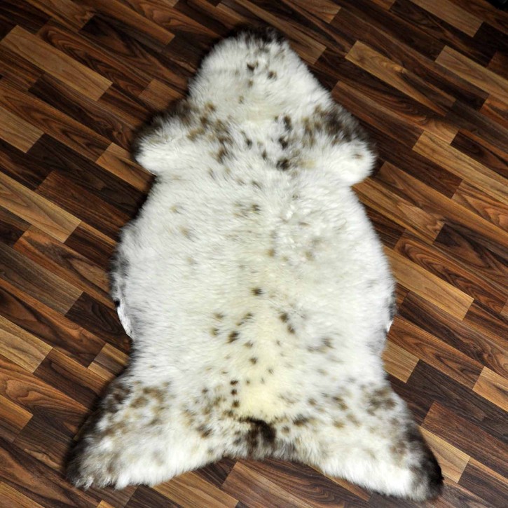 XXL ÖKO Schaffell Lammfell beige braun 120x70 Teppich Geschenk #8191