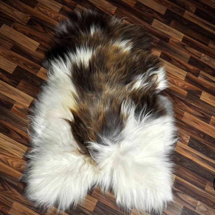 XXL ÖKO Island Schaffell beige braun 125x80 Krampus #8274