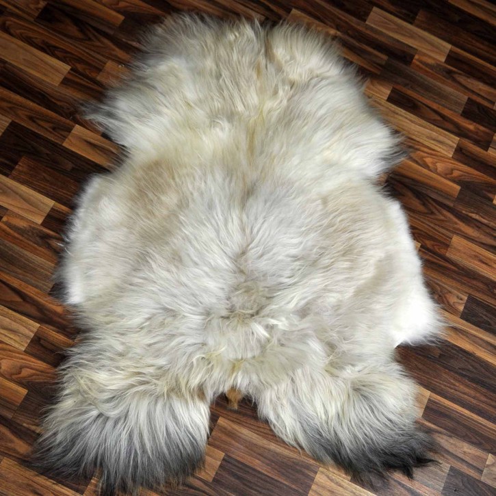 XXL ÖKO Island Schaffell beige braun 120x80 Krampus #8334