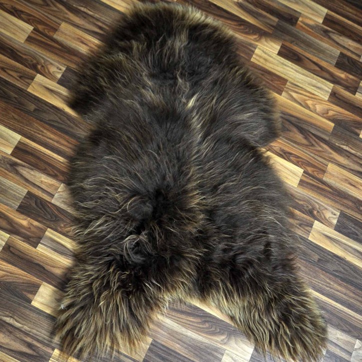 XL ÖKO Island Schaffell rost braun 110x70 Kostüm basteln Fell #8404
