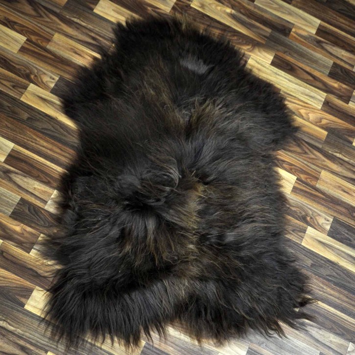 XL ÖKO Island Schaffell rost braun 110x70 Kostüm basteln Fell #8405