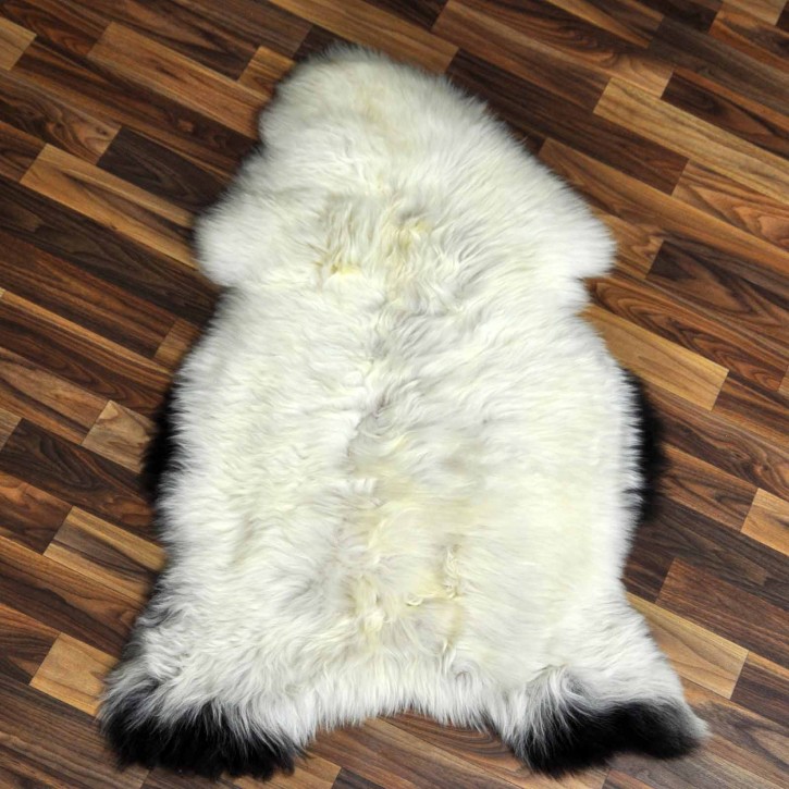 ÖKO Schaffell Lammfell beige braun 100x60 Kamin Fell #8426