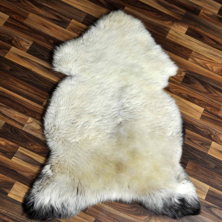 ÖKO Schaffell Lammfell beige braun 105x70 Kamin Fell #8432