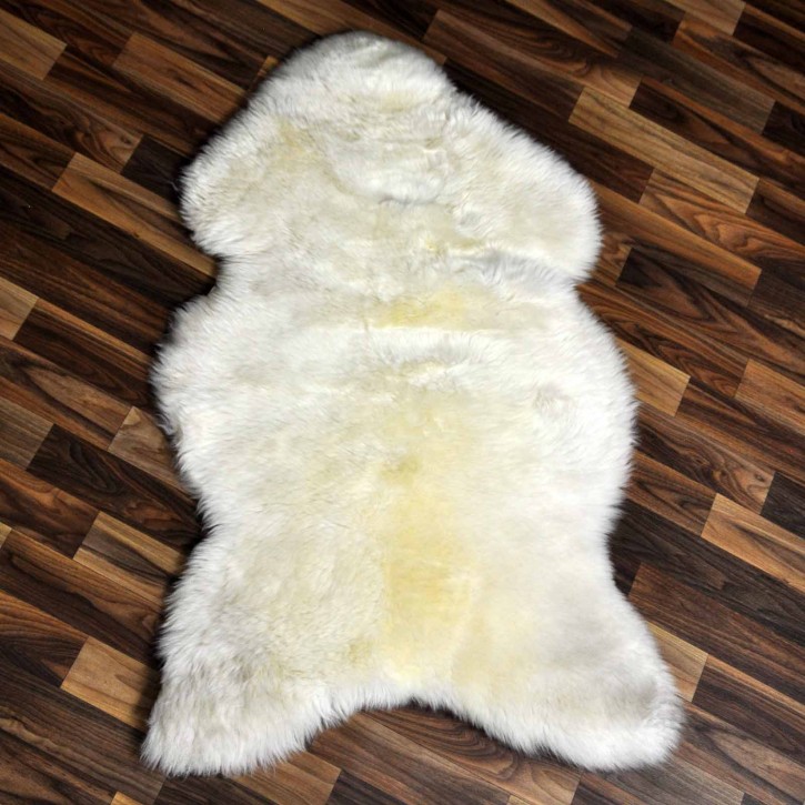 ÖKO Schaffell Lammfell beige braun 100x65 Hundebett #8439