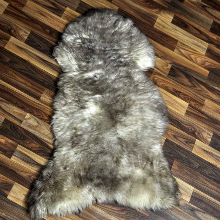 ÖKO Schaffell Lammfell beige braun 95x65 Kamin Fell #8442