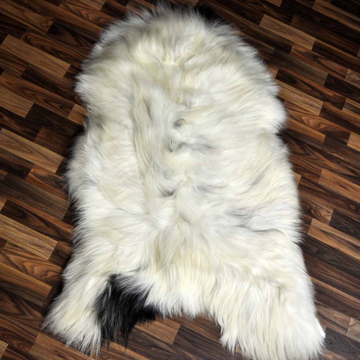 XXXL ÖKO Island Schaffell beige schwarzbraun 130x80 Fell #8459 XXXL ÖKO Island Schaffell beige schwarzbraun 130x80 Fell #8459