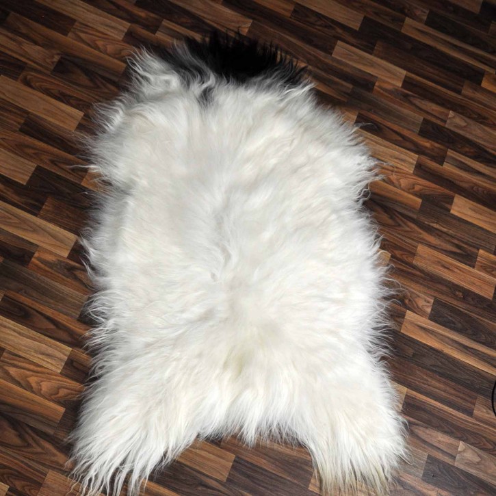 XXL ÖKO Island Schaffell beige schwarzbraun 120x80 Fell #8473 XXL ÖKO Island Schaffell beige schwarzbraun 120x80 Fell #8473