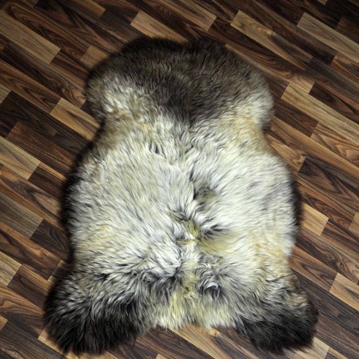 ÖKO Schaffell Lammfell beige braun 100x75 Kamin Fell #8596