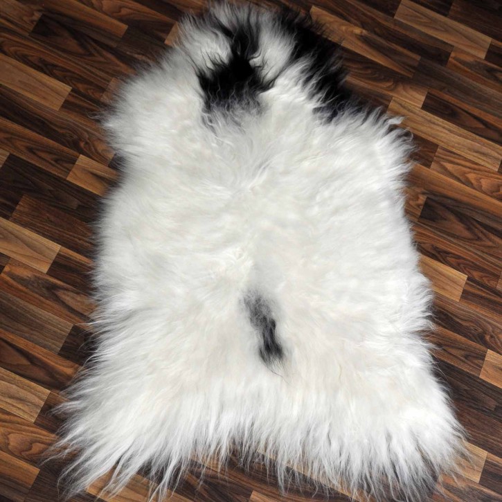 XL ÖKO Island Schaffell beige schwarzbraun 110x75 Perchten #8609 XL ÖKO Island Schaffell beige schwarzbraun 110x75 Perchten #8609