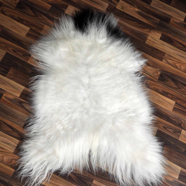 ÖKO Island Schaffell beige schwarzbraun 100x70 Perchten #8611 ÖKO Island Schaffell beige schwarzbraun 100x70 Perchten #8611