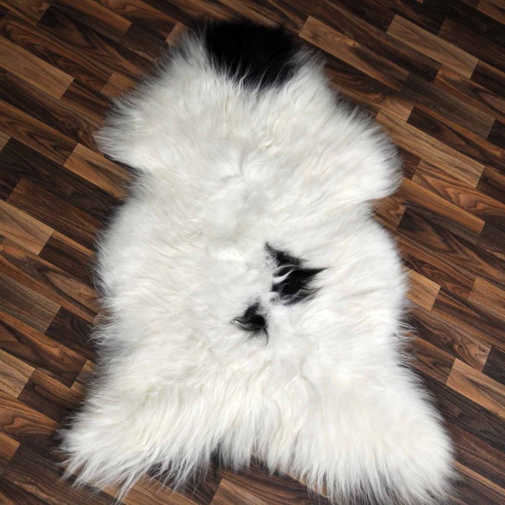 XL ÖKO Island Schaffell beige schwarzbraun 110x70 Perchten #8614 XL ÖKO Island Schaffell beige schwarzbraun 110x70 Perchten #8614