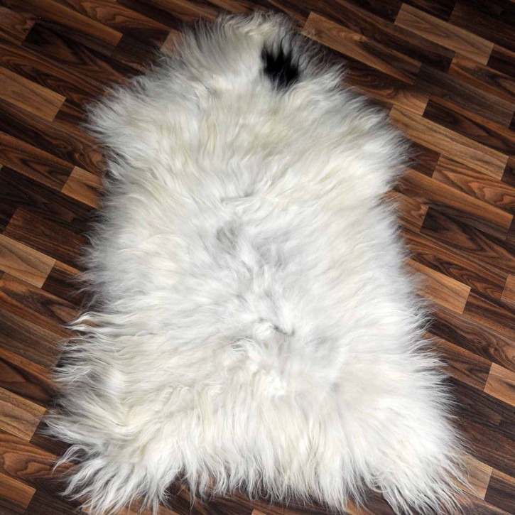 XL ÖKO Island Schaffell beige schwarzbraun 110x70 Perchten #8619 XL ÖKO Island Schaffell beige schwarzbraun 110x70 Perchten #8619