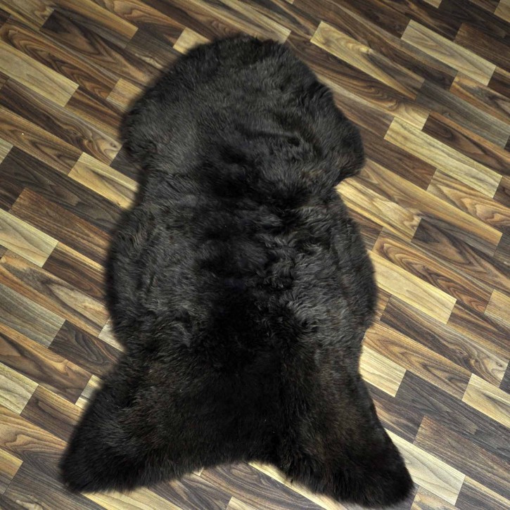 ÖKO Schaffell Lammfell braun 105x70 Stuhl Auflage #8671
