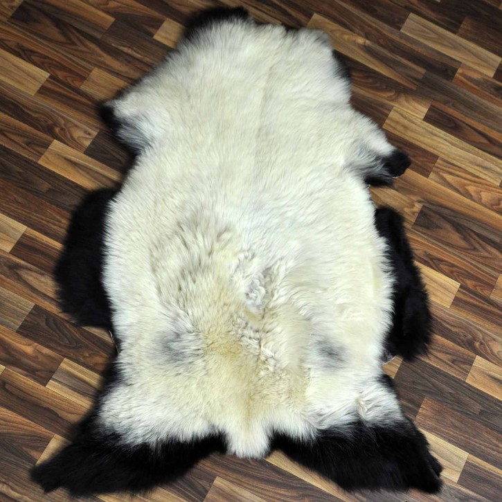 XL ÖKO Schaffell Lammfell beige braun 115x70 Kamin Fell #8701