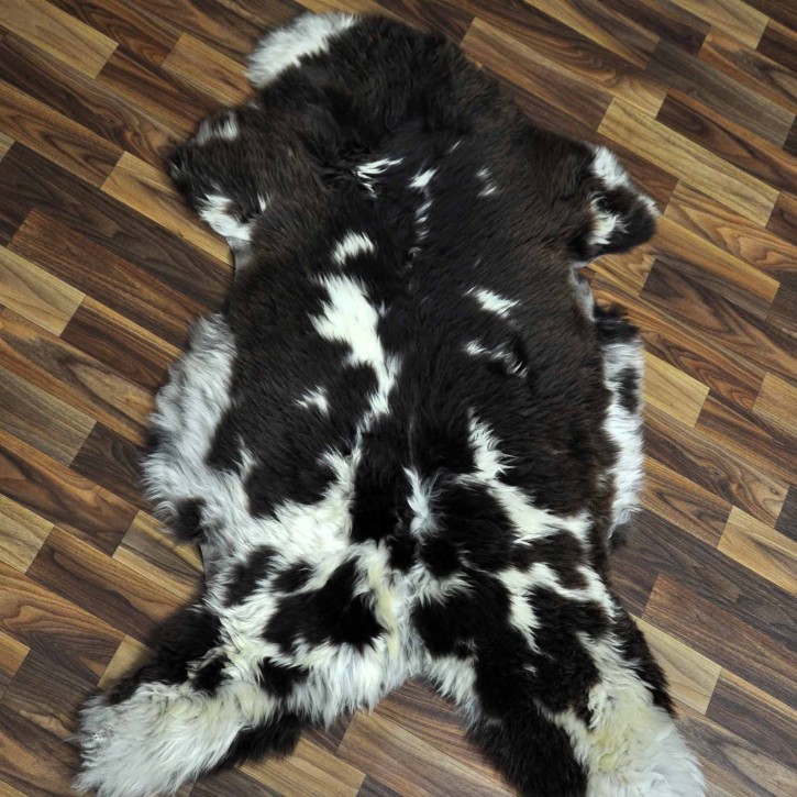 XL ÖKO Schaffell Lammfell beige braun 110x75 Kamin Fell #8714