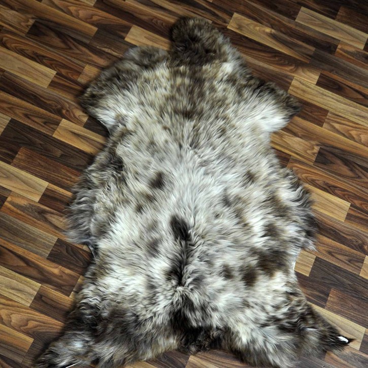 XL ÖKO Schaffell Lammfell beige braun 115x75 Kamin Fell #8731